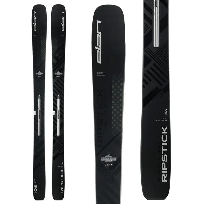 Elan Ripstick 106 Black Edition [2024] – Mad Dog's Ski & Board