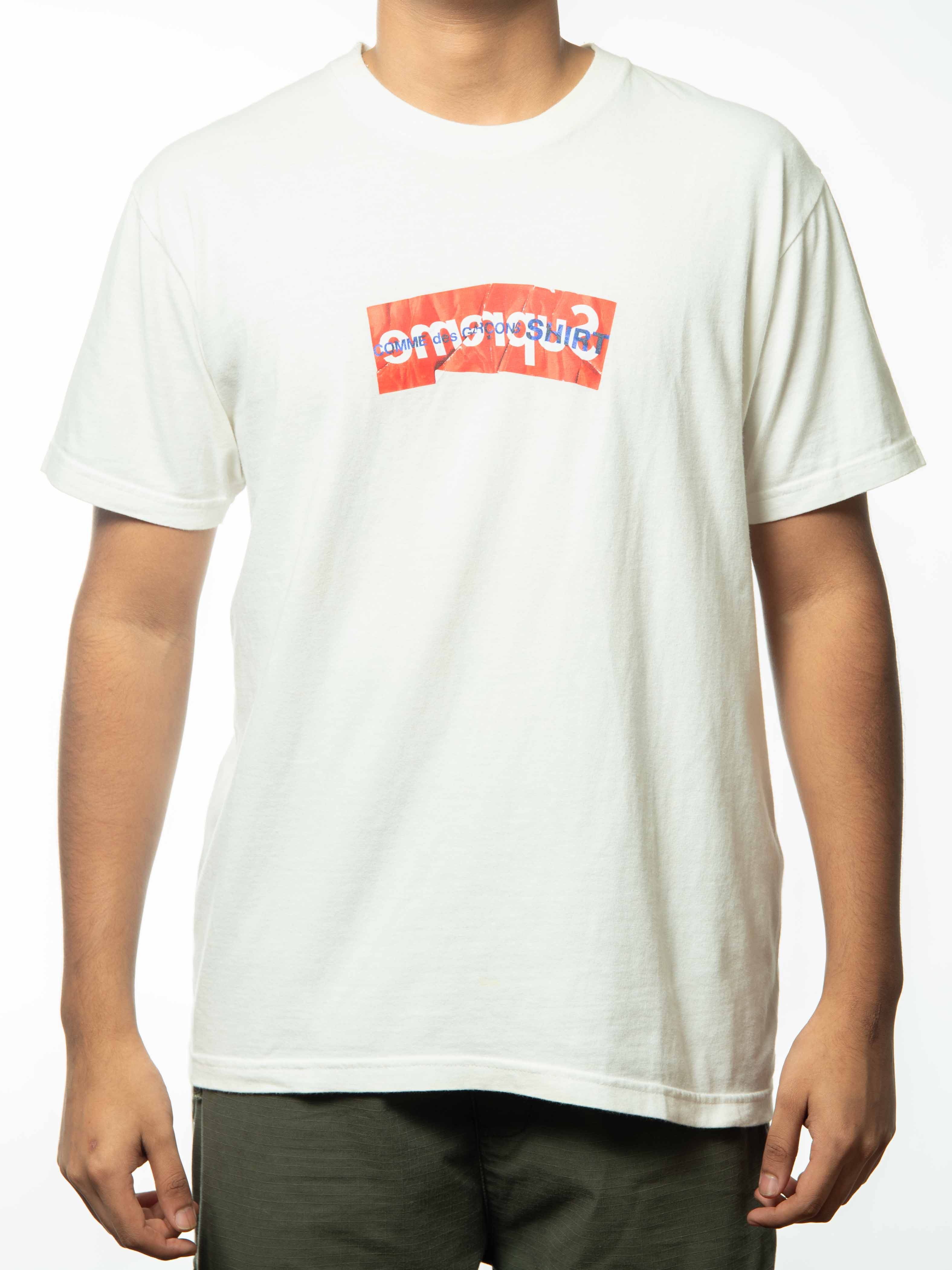 Supreme x Comme Des Garcons Box Logo T-Shirt (L) – The Mainstreet