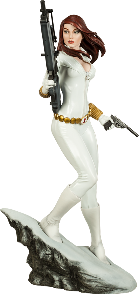 Exclusive Sideshow White Black Widow Premium Format Statue