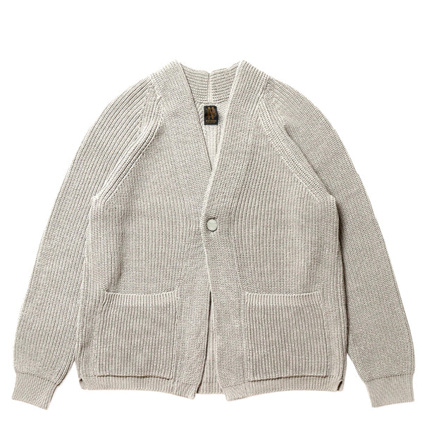 Batoner - Ivory Signature Rib Shawl Collar Cardigan – Miloh Shop