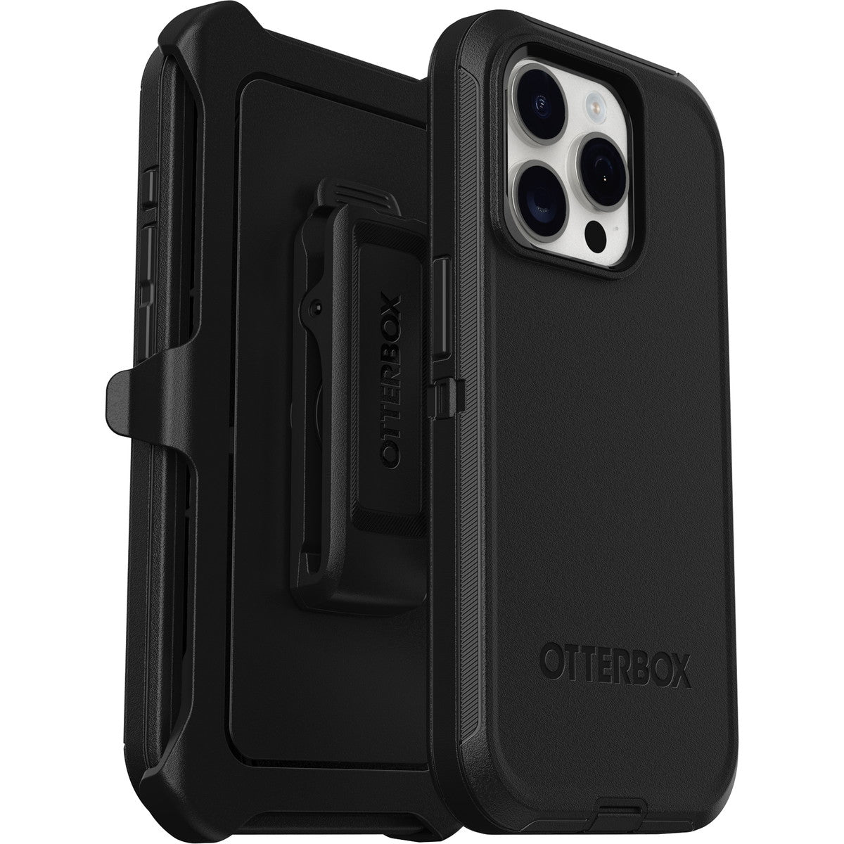 iPhone15Proケース Defender 耐衝撃 MILスペック ブラック – MiraiSell