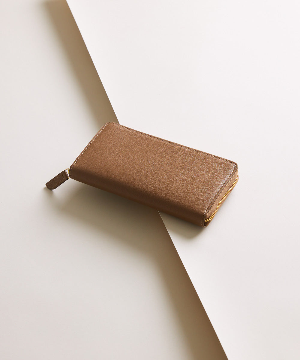 Mini Round Zip Long Wallet - Topo × Yellow – MOLINI（モリニ