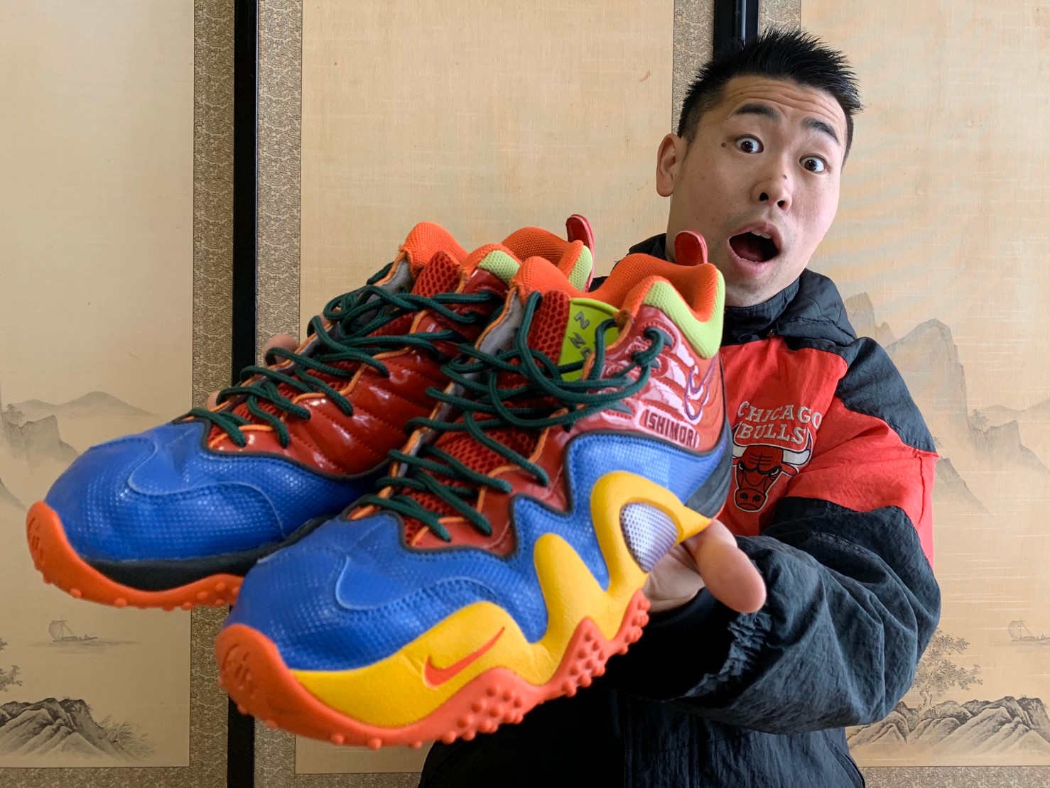 Nike Zoom uptempo5 zoomfright5 バッシュ 田臥勇太 nike zoomuptempo5