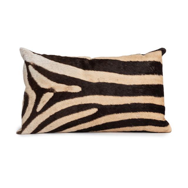 Rectangle Zebra Hide Pillow | NGALA Trading
