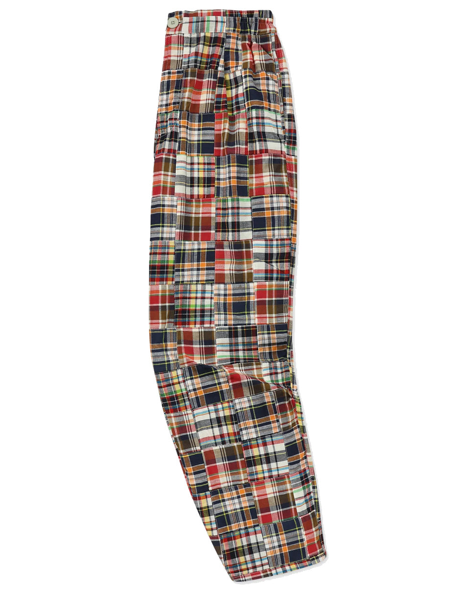Tropical Pants Madras Patchwork | Odin New York