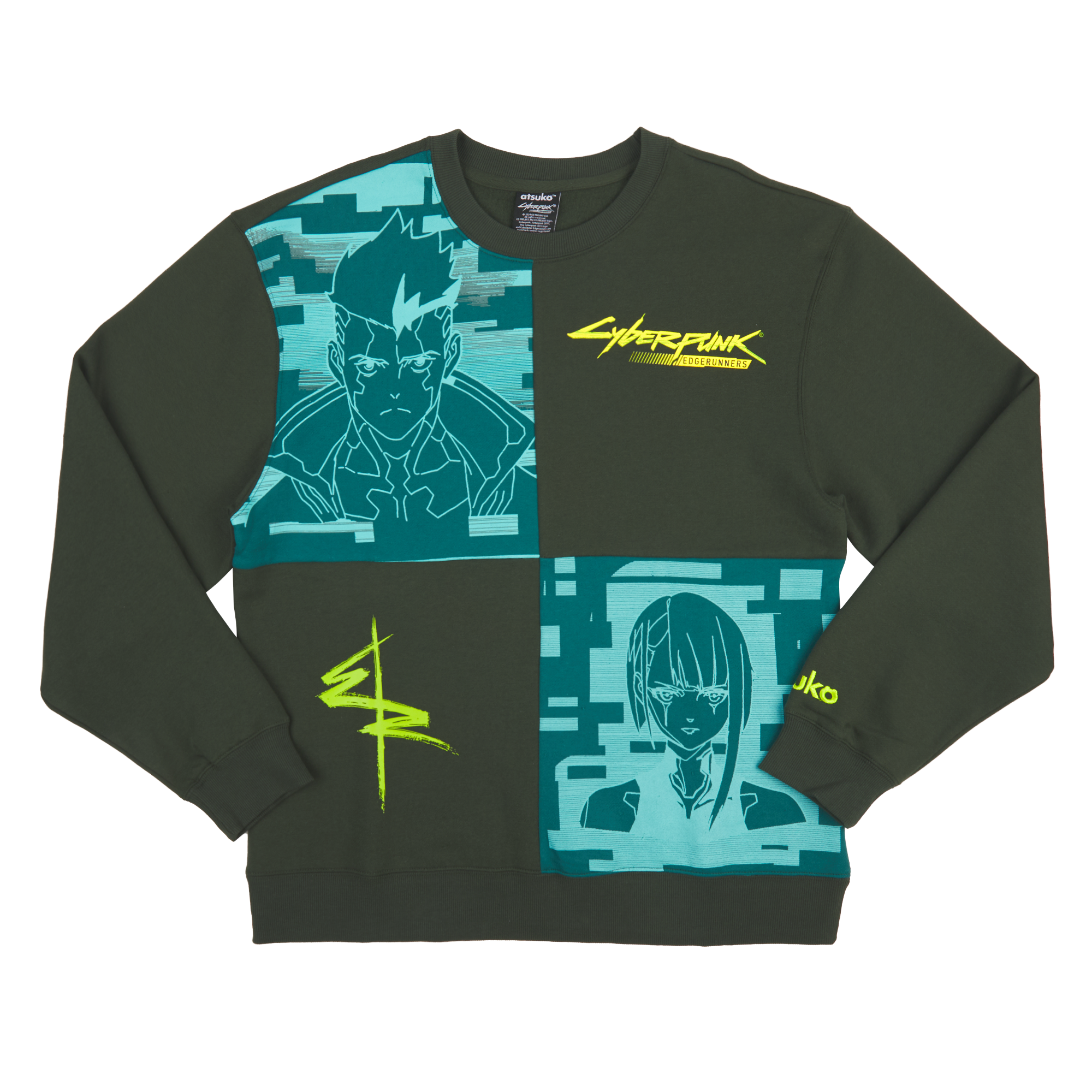 Cyberpunk: Edgerunner David & Lucy Crew Neck Sweatshirt | Official