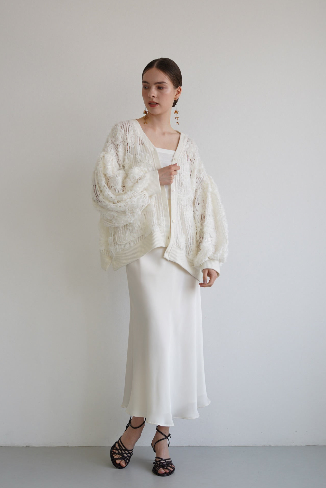 flower lace cardigan – Acka online store
