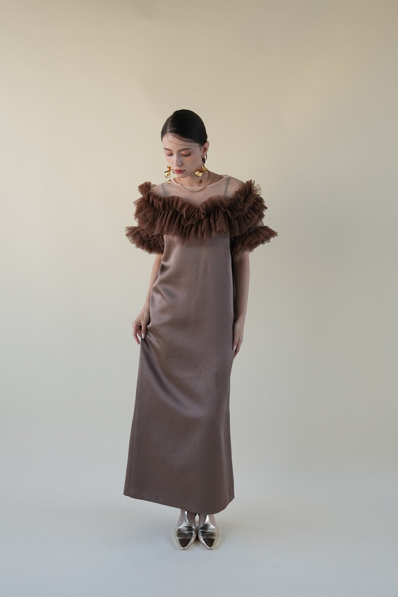 acka volume tulle dress オケーションドレス 【公式通販】