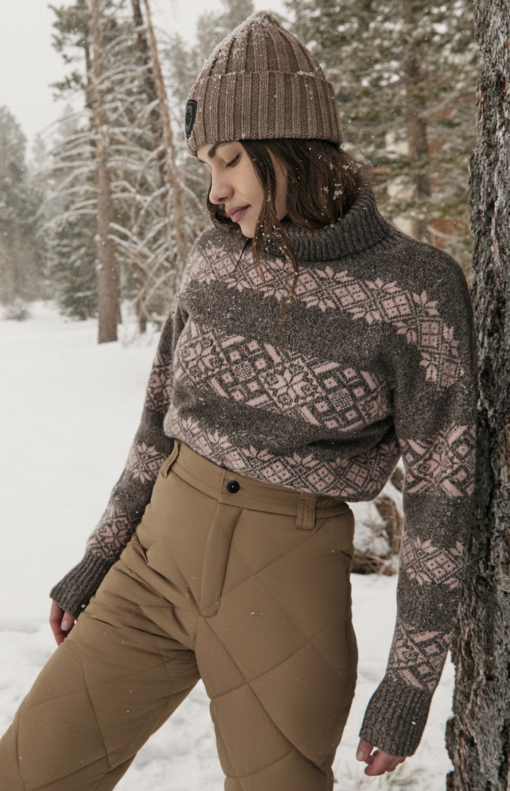 Heidi Turtleneck Sweater, Coffee | Alp N Rock