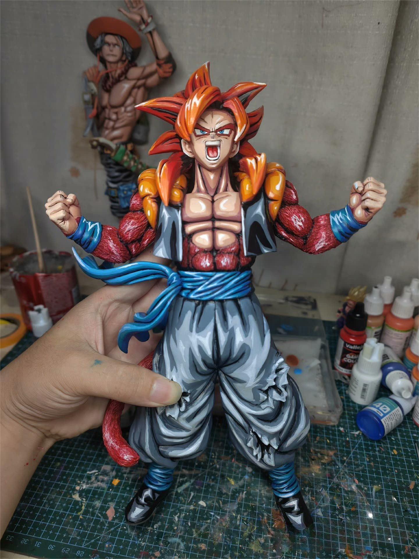 2d comic color Dragon Ball figure repaint-Gogeta-ssj4-super – Lyk