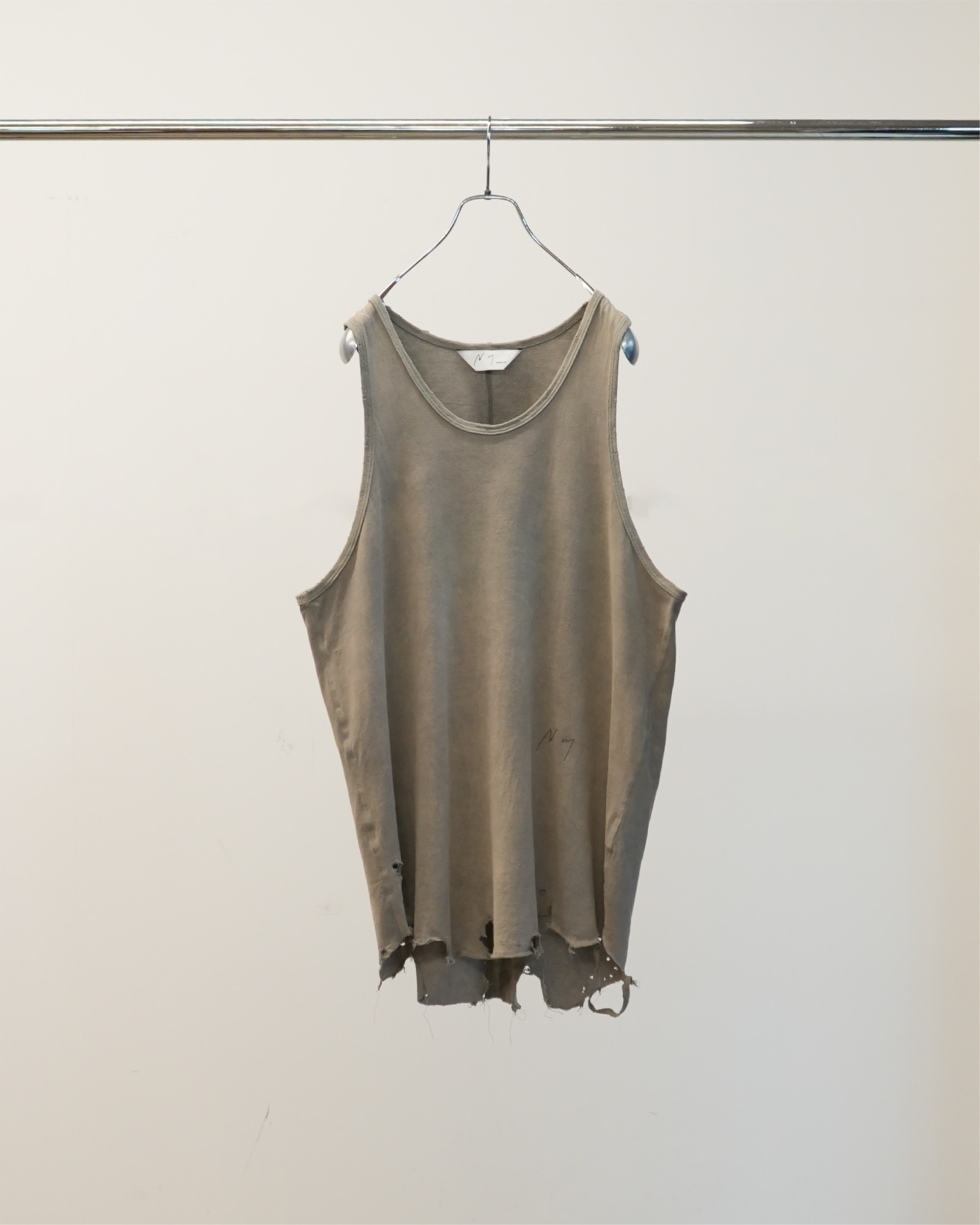 DAMAGE TANK TOP(GRAY) – ANCELLM