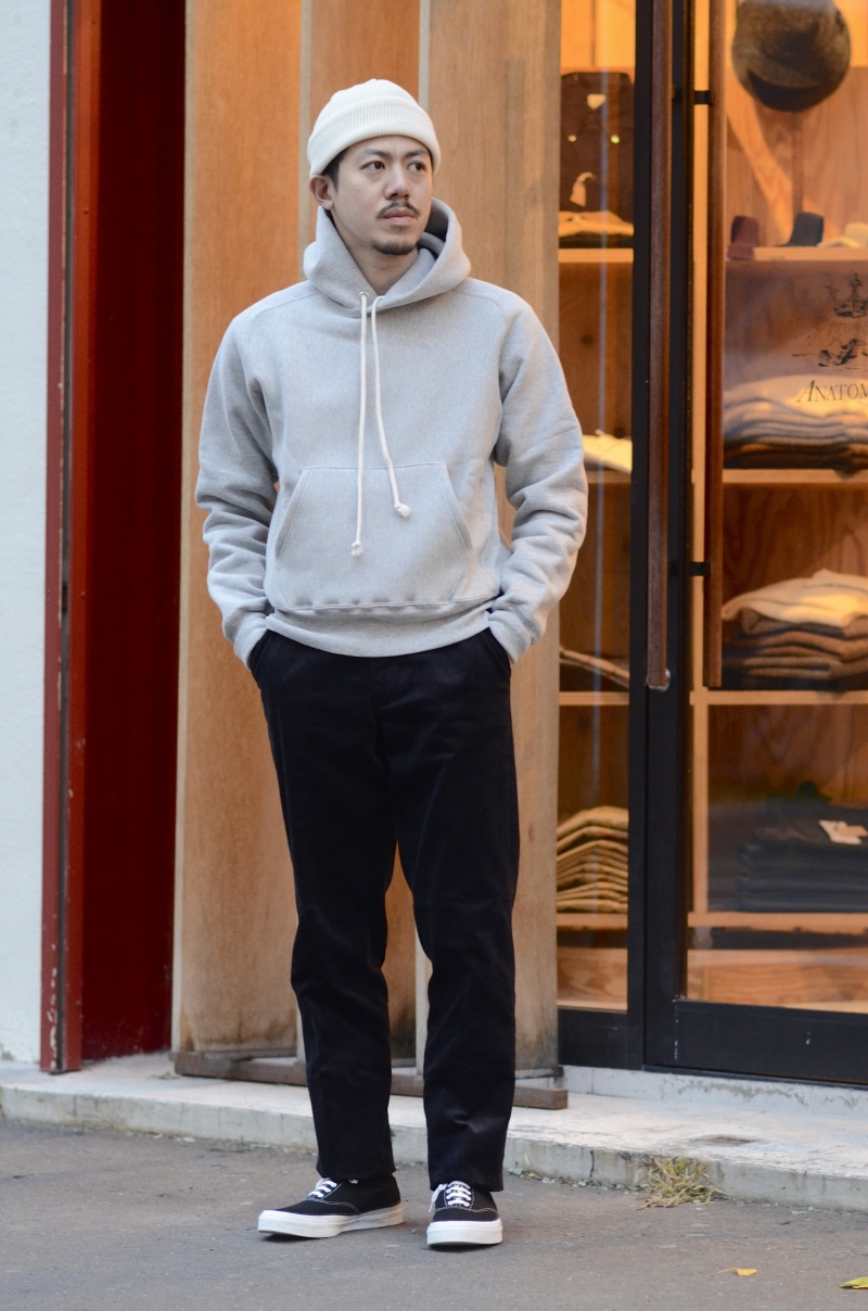 TRIM-FIT PANTS / CORDUROY BLACK | ANATOMICA SAPPORO アナトミカ札幌