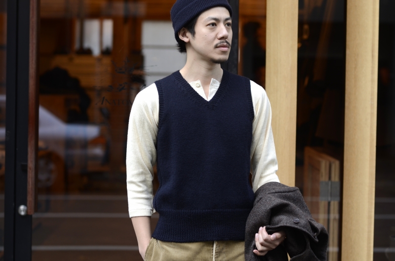KNIT VEST | ANATOMICA SAPPORO アナトミカ札幌