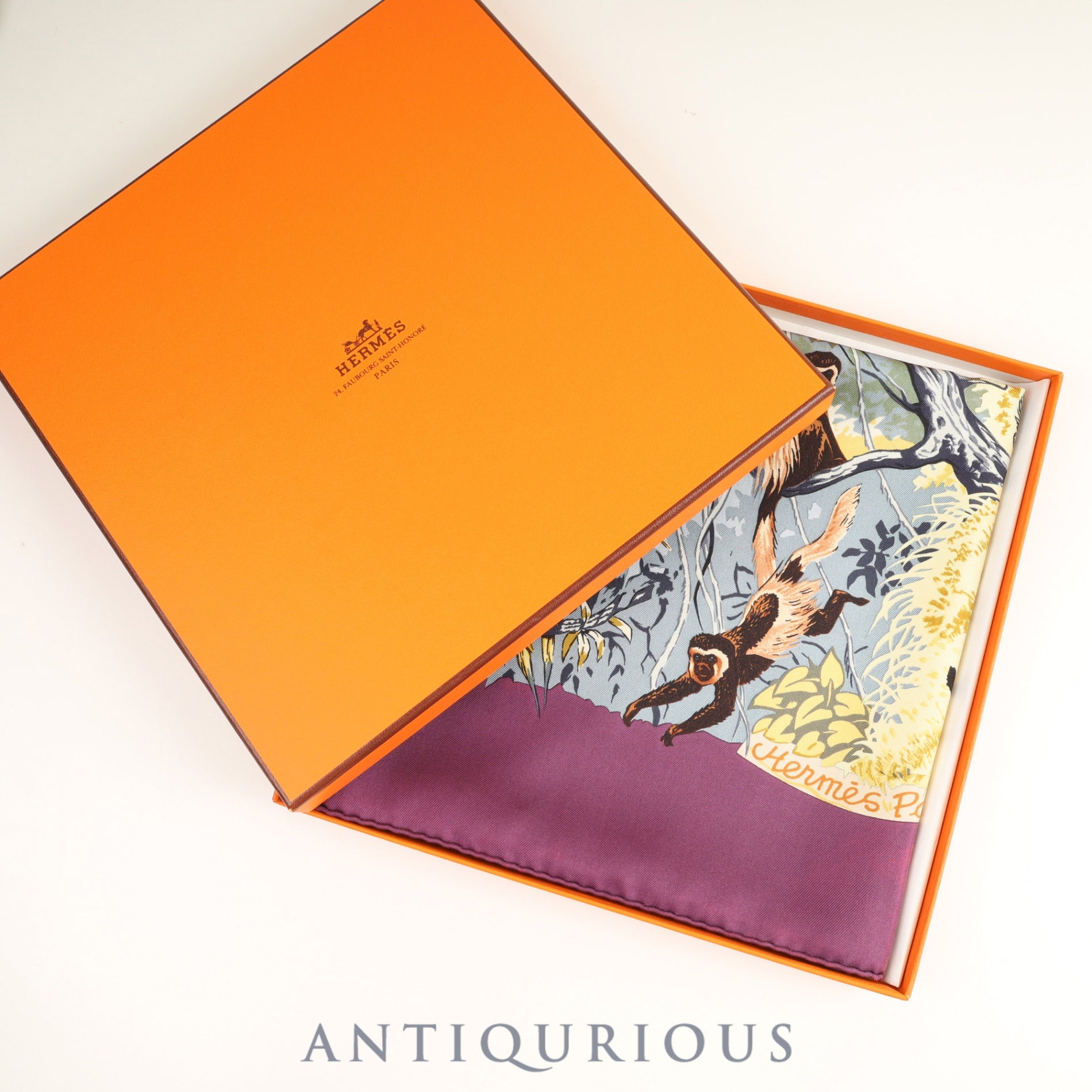 エルメス スカーフ カレ90 アフリカ SILK100% 箱 | 東京銀座の