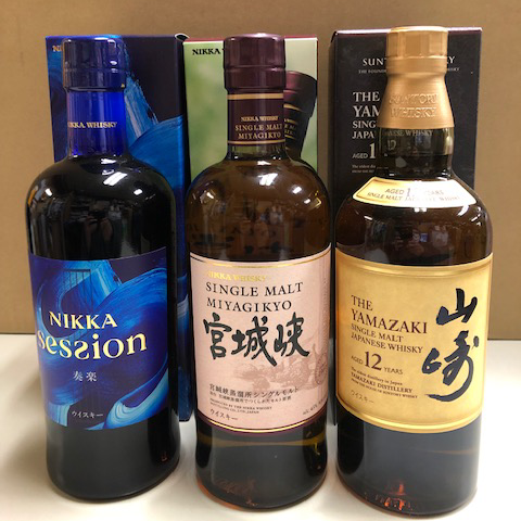山崎12年・宮城峡・ニッカ セッション セット – 新井勘二商店