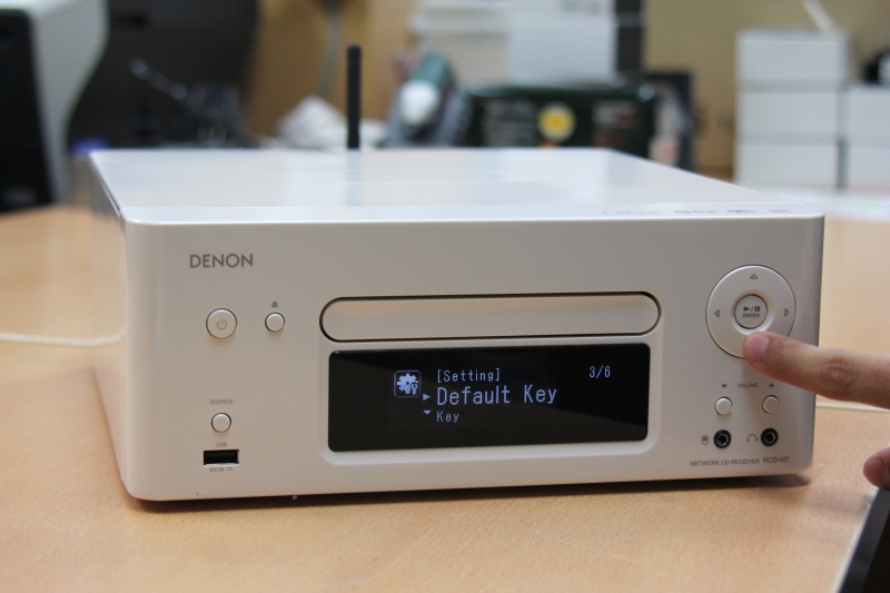 AIRPLAY対応】DENON RCD-N7をさわってみた【無線LAN対応】: アート