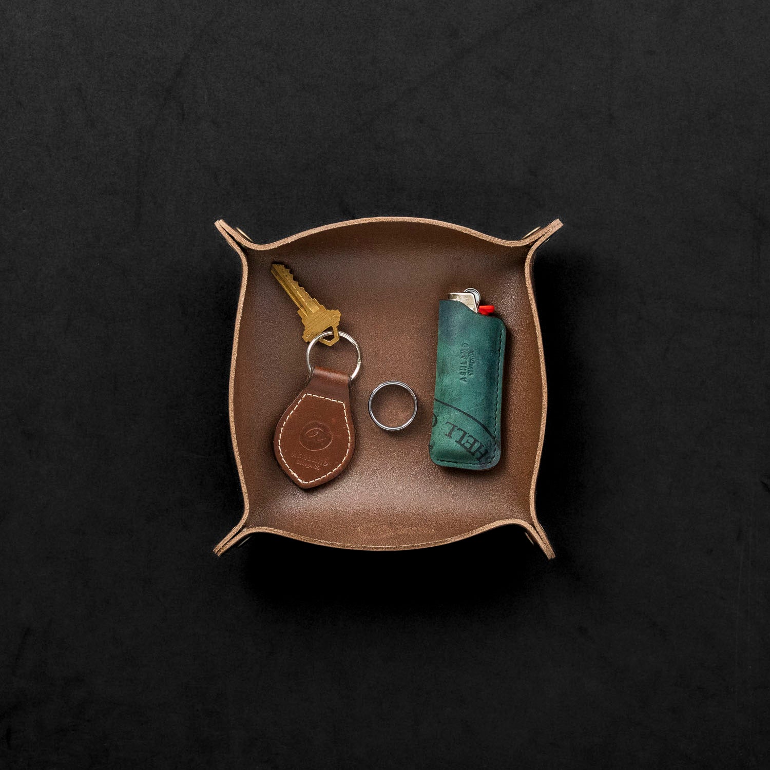 Leather Valet Tray - Natural Horween Chromexcel – Ashland Leather