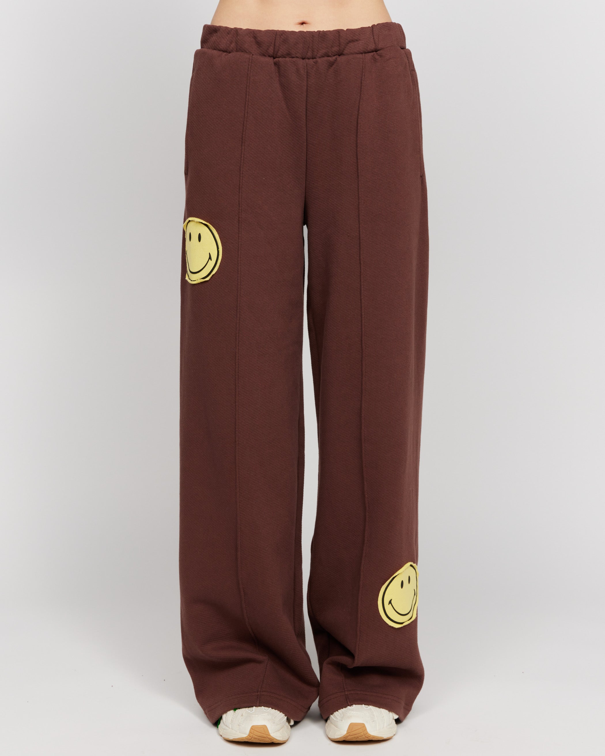 Smiley® Straight Leg Pants, Brown – Samii Ryan