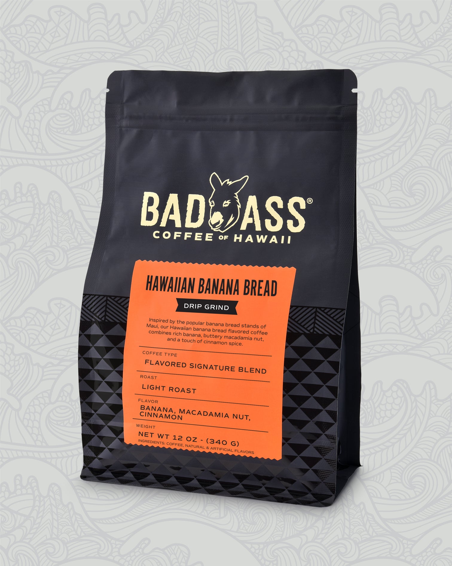 Hawaiian Banana Bread - Flavored Coffee | Bad Ass Coffee of Hawaii