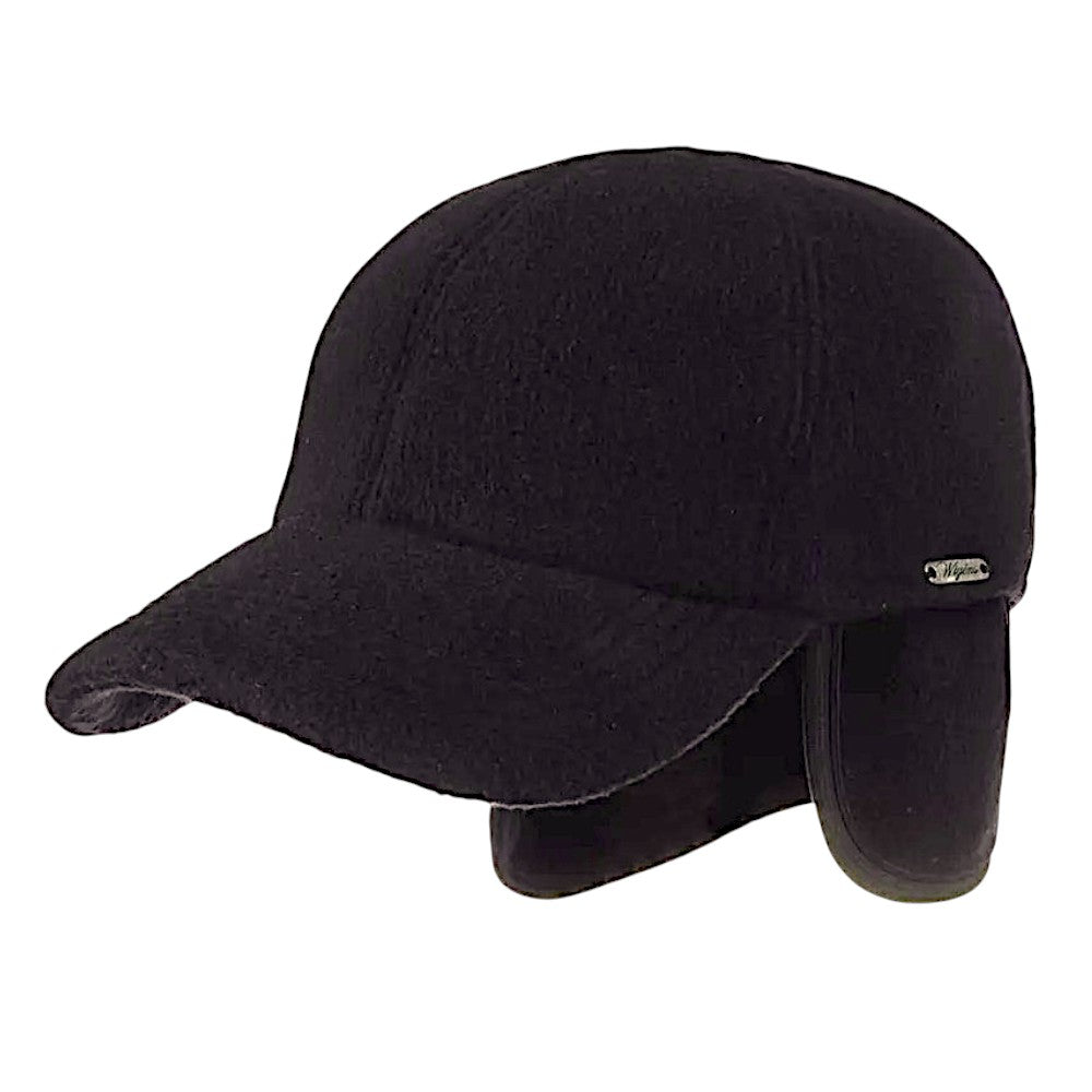 Ultra Fleece Black winter hats for big heads | Big Hat Store