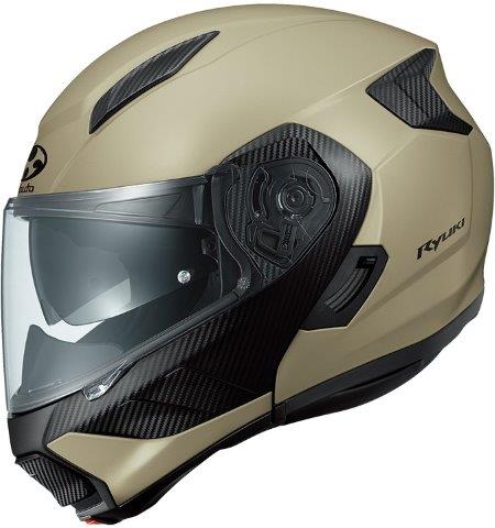 取寄 RYUKI/リュウキ システムヘルメット フラットコヨーテ XLサイズ