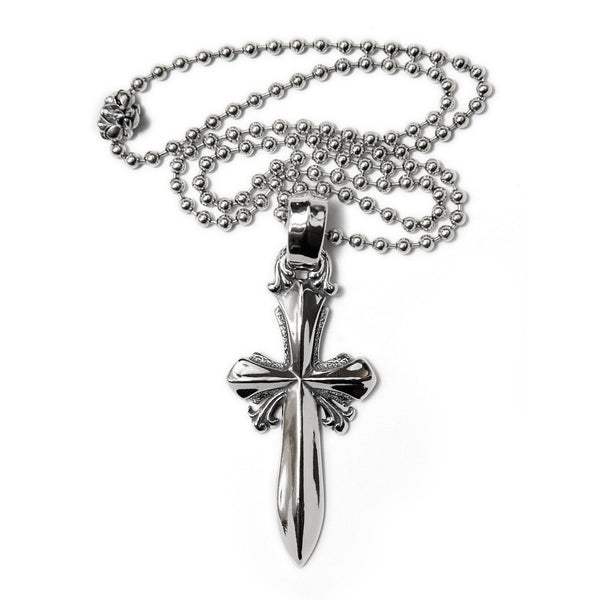 Large Saber Cross Pendant - Bill Wall Leather Inc.