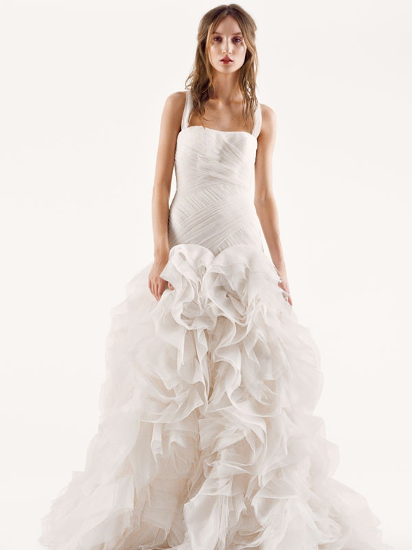 White by Vera Wang Style VW351172 (David's Bridal) | PreOwned