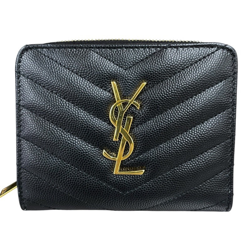 SAINT LAURENT PARIS】サンローランパリ モノグラム 668288 二つ折り