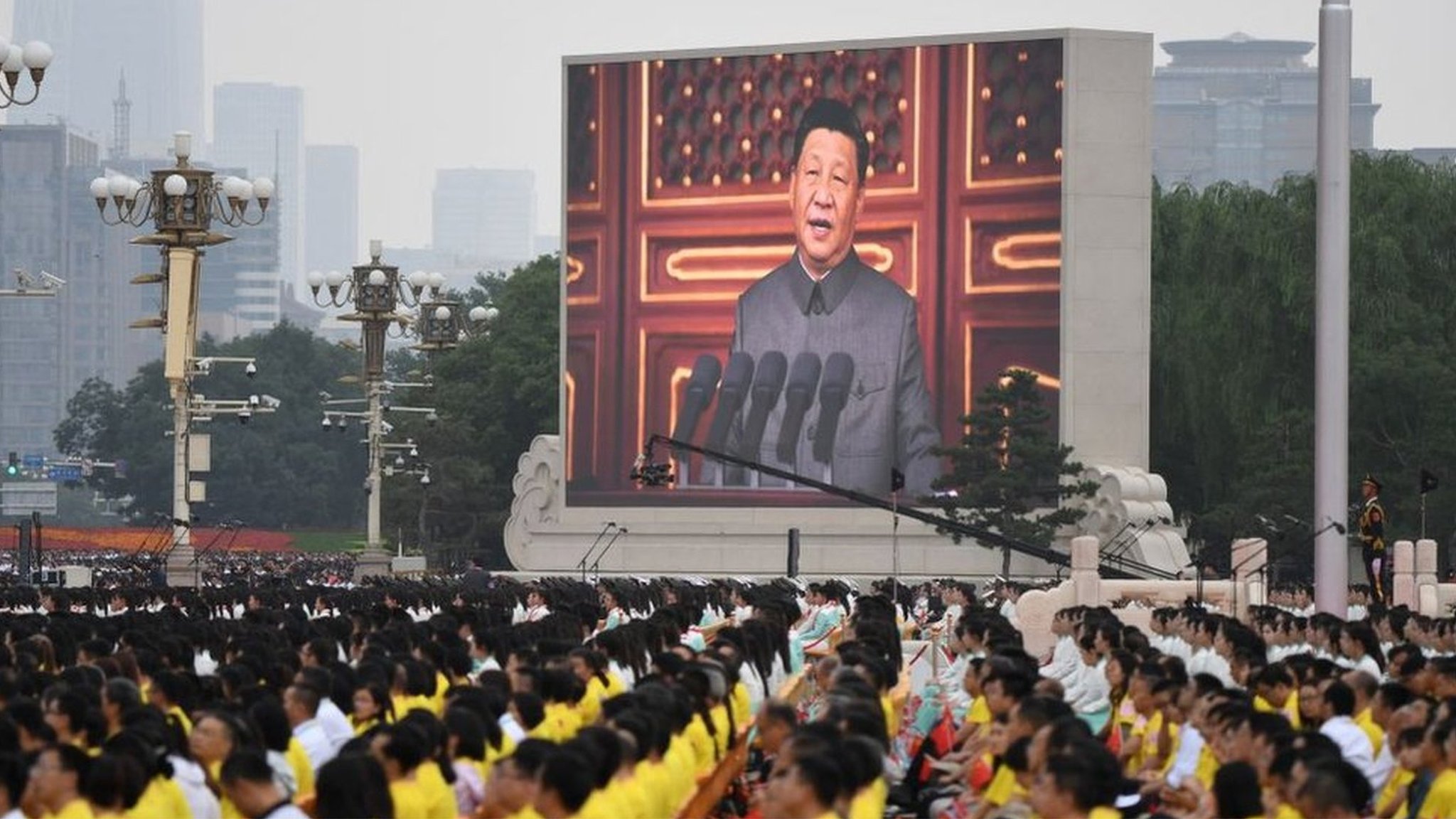 中国共産党が100周年式典 「抑圧」は許さないと他国をけん制 - BBCニュース