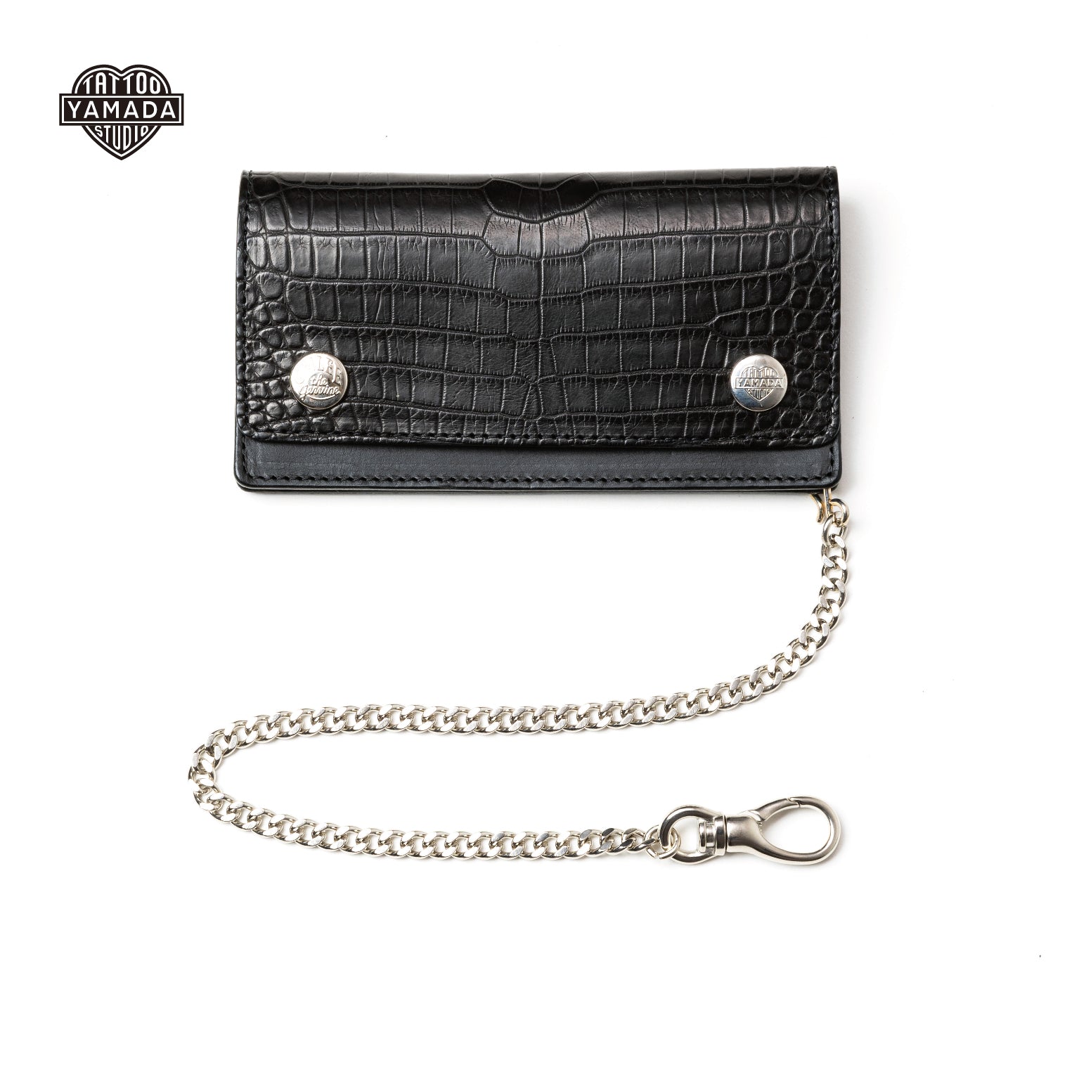 TSY CROCODILE LEATHER TRACKER WALLET – CALEE ONLINE STORE