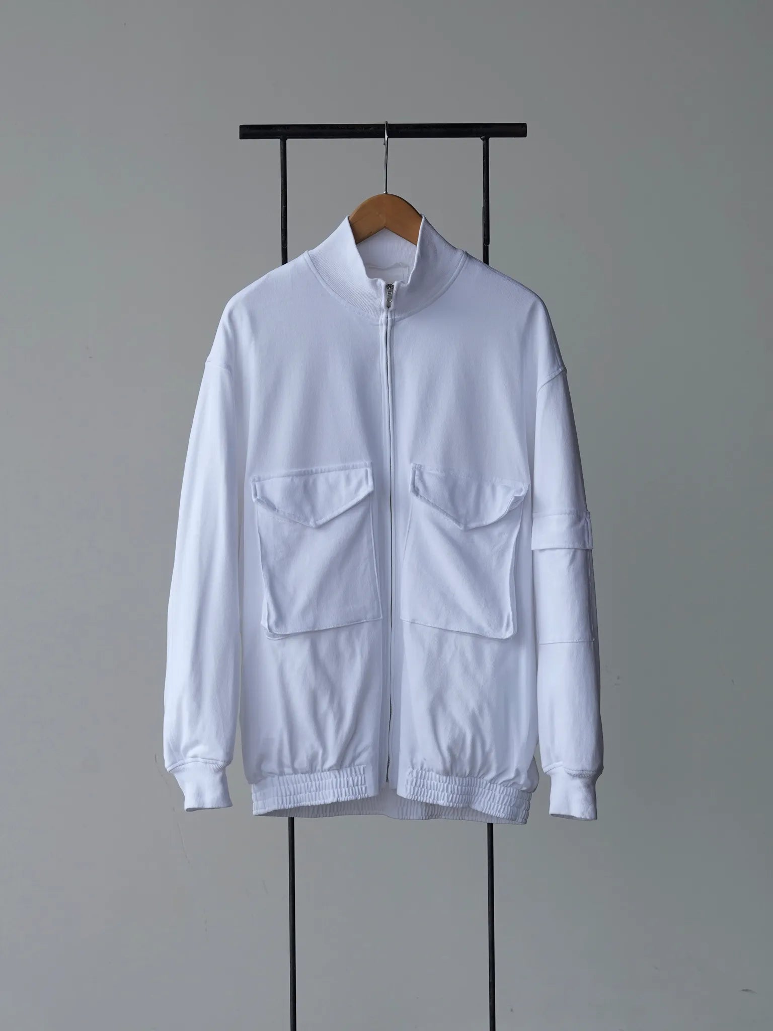 COMOLI コットンジャージ G8ジャケット WHITE | CASANOVA&CO