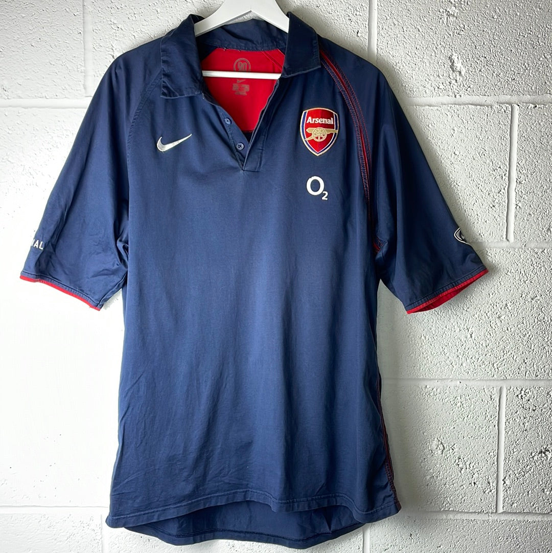 Vintage Arsenal T90 Polo Shirt - Extra Large Adult - Very Good