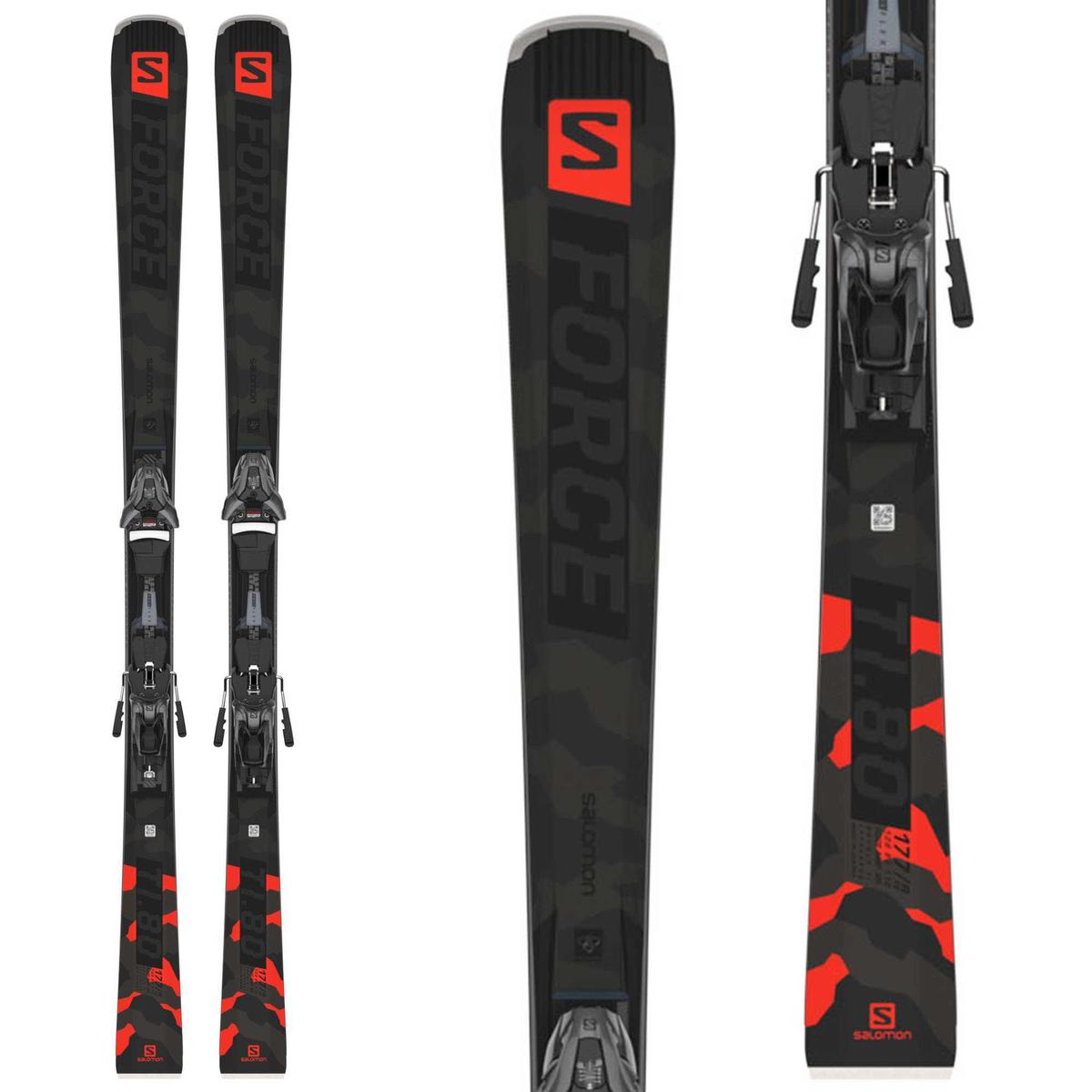 Salomon Mens S/FORCE TI.80 Skis with Z12 Bindings 23 - Sun & Ski