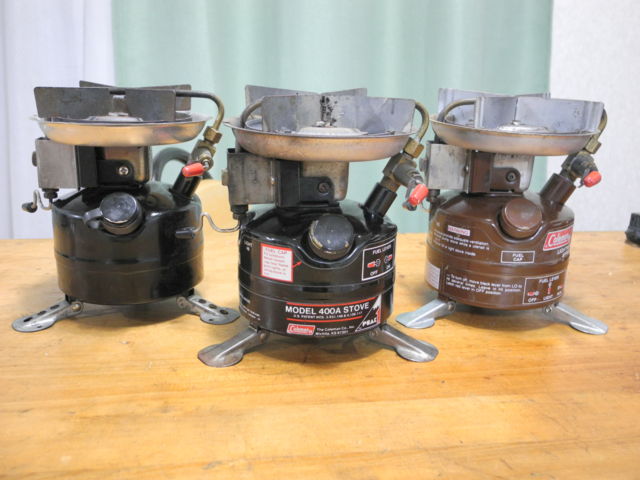 コールマンのシングル・バーナー MODEL 400と400A - 自分だけのカタナ