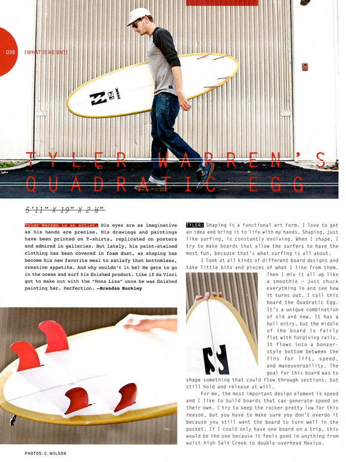 TYLER WARREN QUAD FINS – True Ames