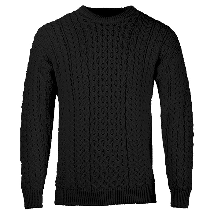 Merino Wool Aran Irish Sweater | The Celtic Ranch