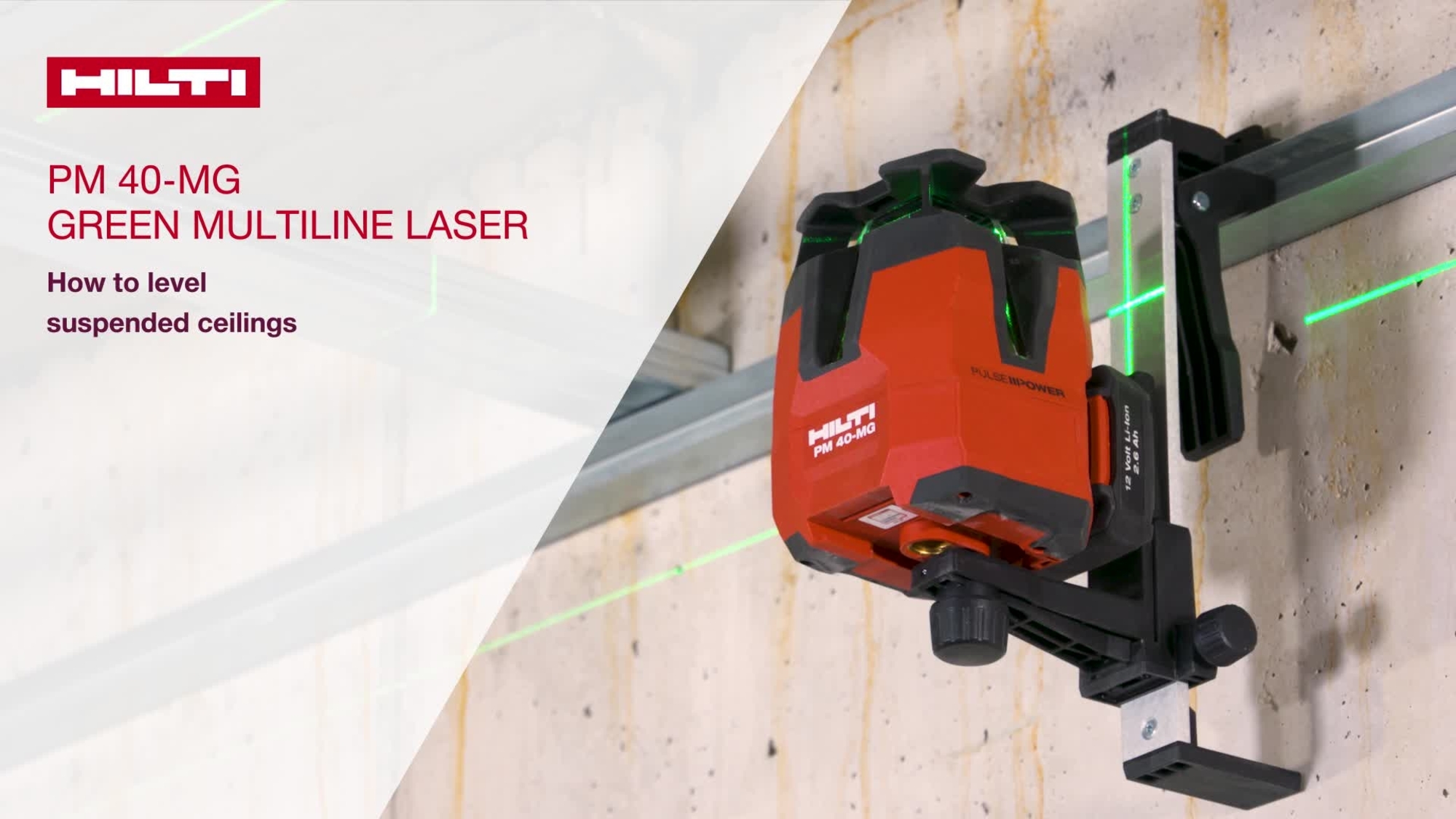 PM 40-MG マルチラインレーザー - レーザーレイアウトツール - Hilti Japan
