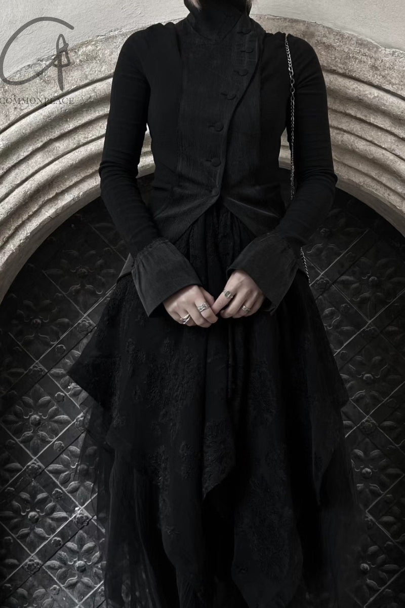 Marc Le Bihan Silky Long Sleeve Jacket Collection Highly Handcrafted F