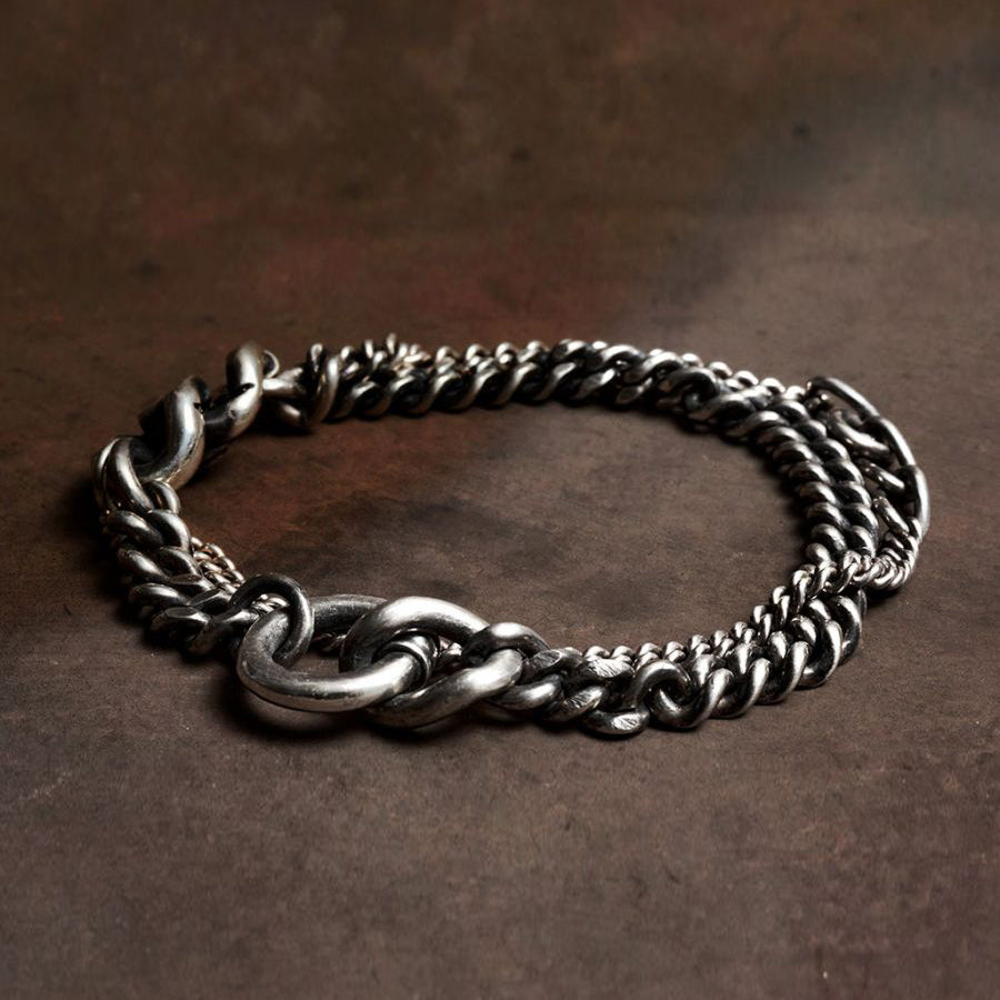 WERKSTATT MUNCHEN Double Chain Bracelet M2541 PWM2