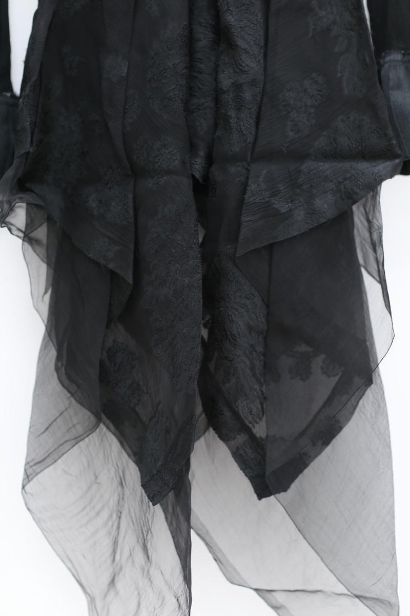 Marc Le Bihan Silky Long Sleeve Jacket Collection Highly Handcrafted F
