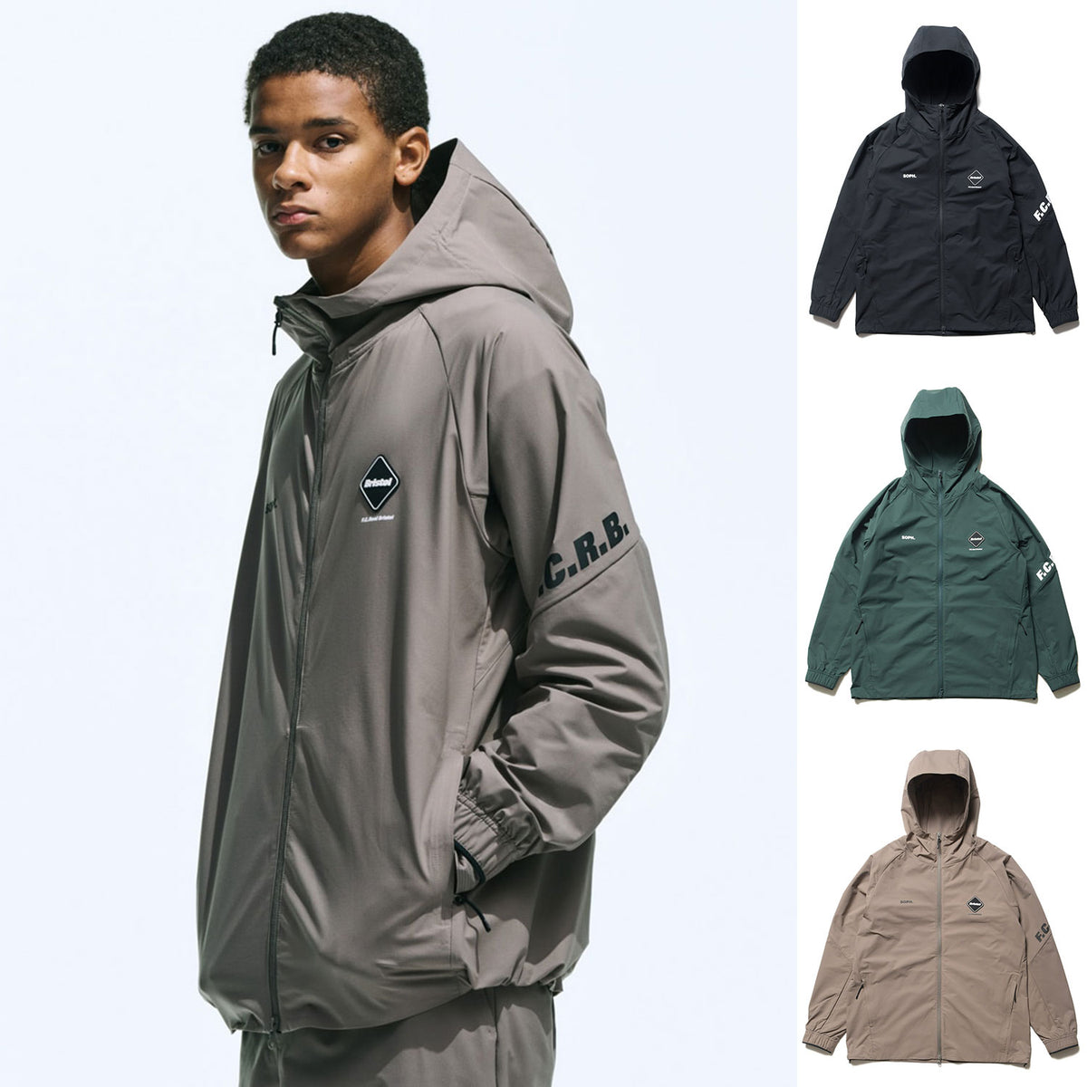 F.C.Real Bristol 25S/S 4WAY STRETCH VENTILATION ANTHEM JACKET
