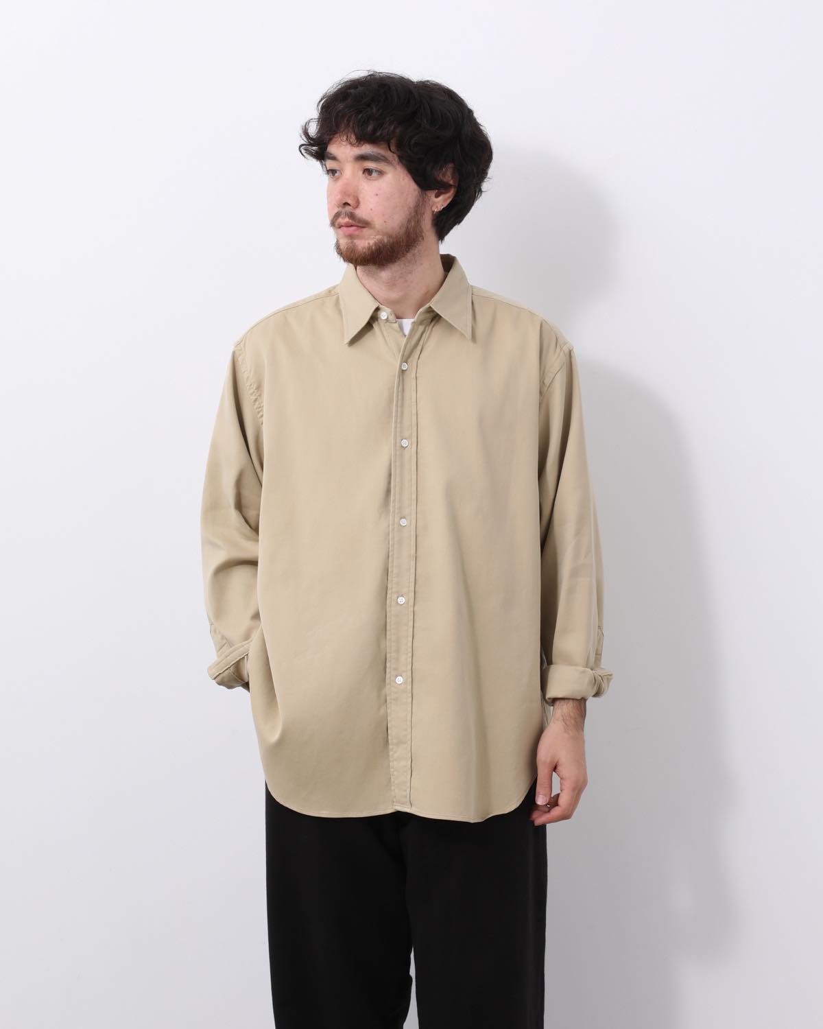 DOUBLE WEAVE TWILL REGULAR COLLAR SHIRT – COVERCHORD