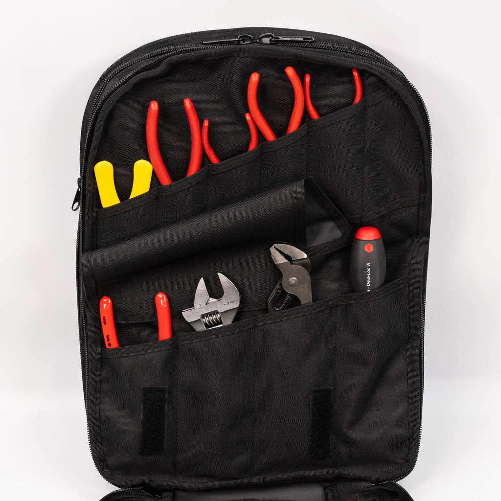 Crawford Field Service Tool Kit - 67-BP4 In 4-Panel Backpack