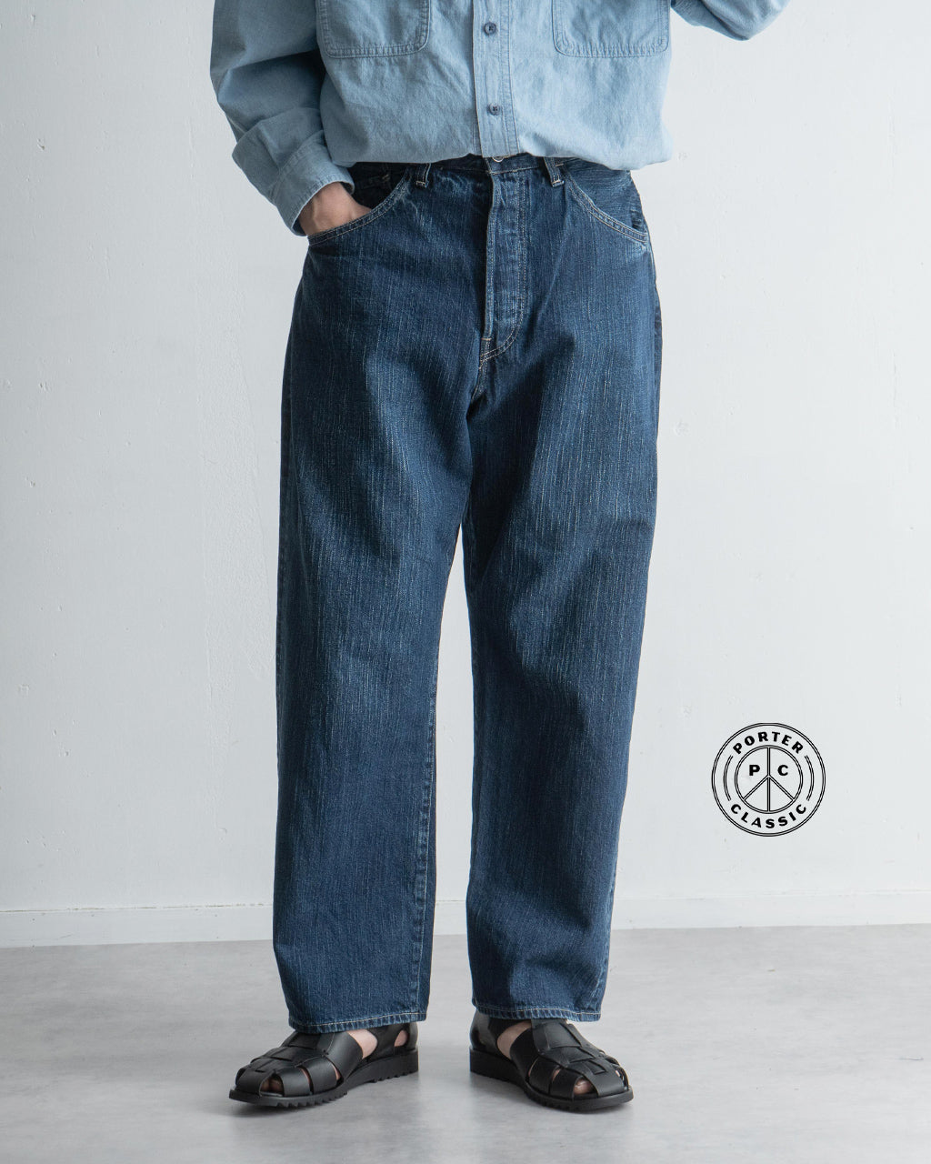 PORTER CLASSIC ポータークラシック スタインベック デニムパンツ