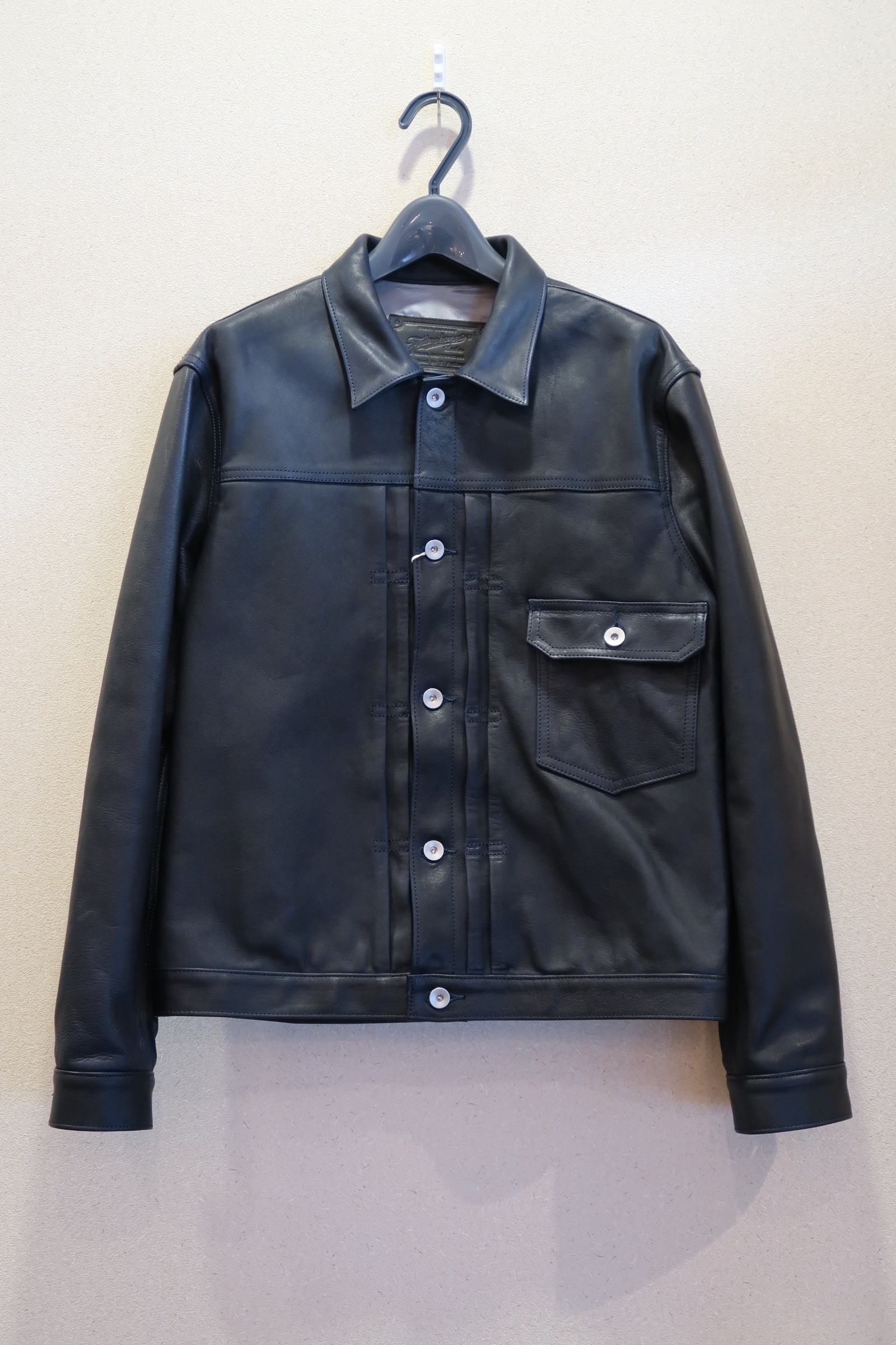 FINDERS KEEPERS ネイビーレザージャケット506XX | | Denim Cellar.