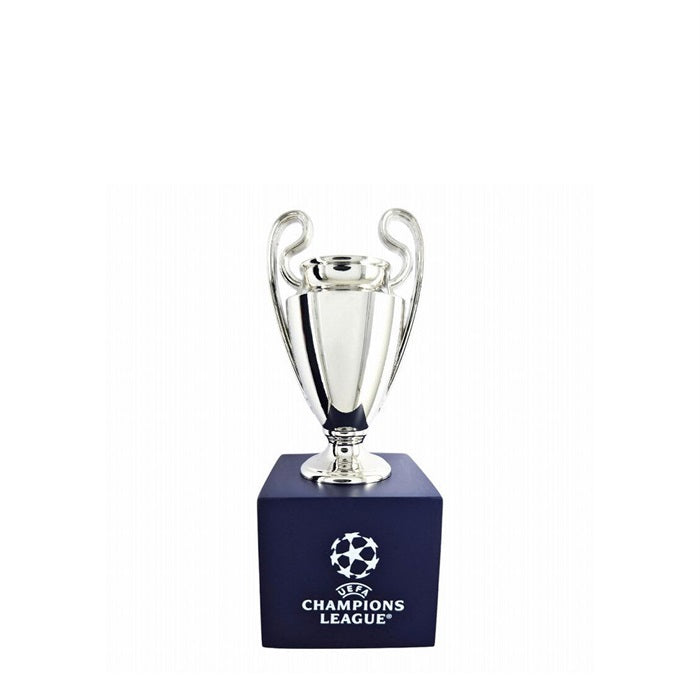 サッカー／UEFAチャンピオンズリーグ】レプリカトロフィー木製台座付き