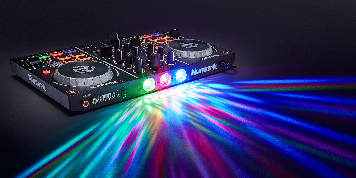 LEDライトが光る！｜Numark、DJコントローラー「Party Mix」を発表