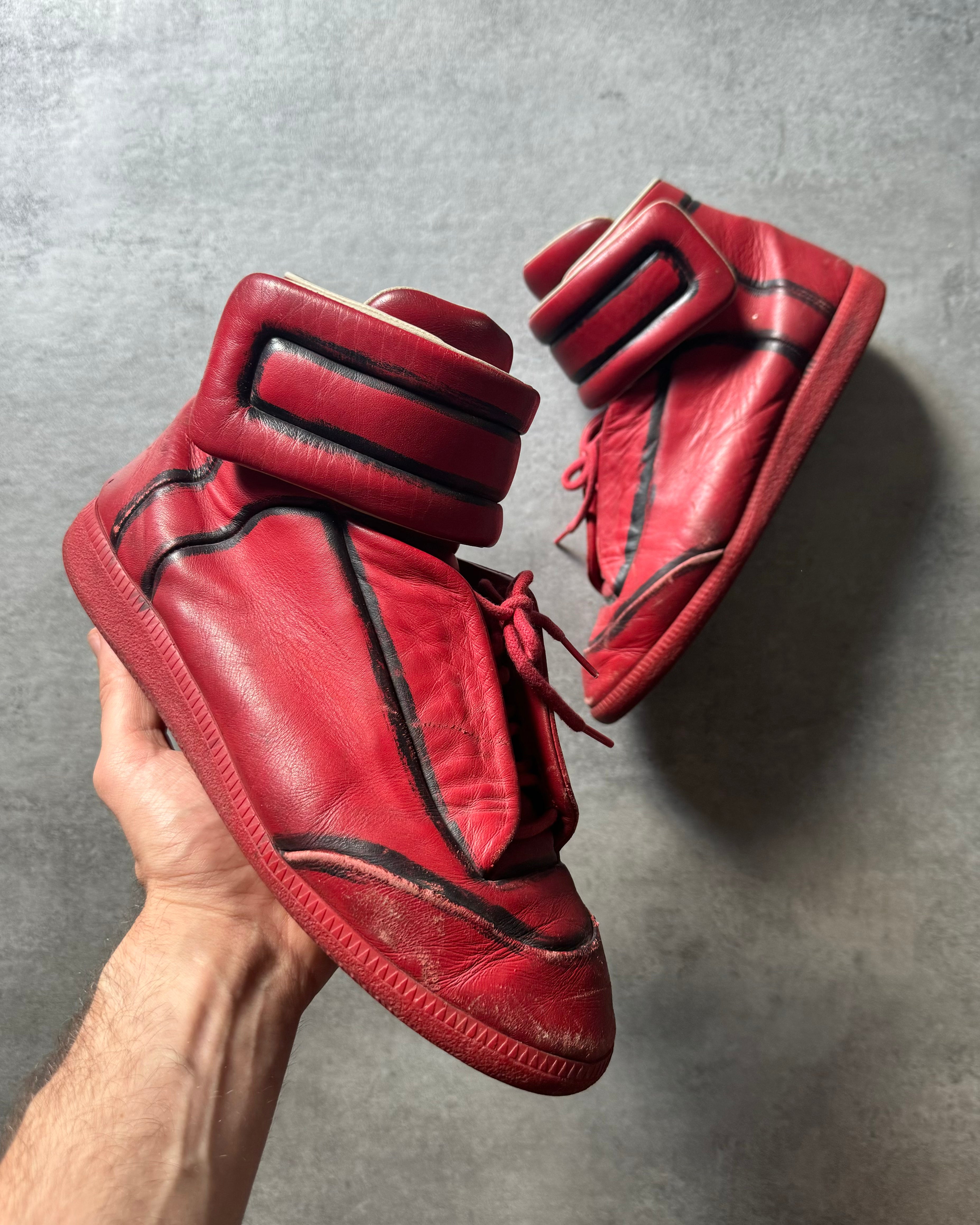Maison Margiela Future High Red (42eu/us8,5) – Dolce Vita Hub