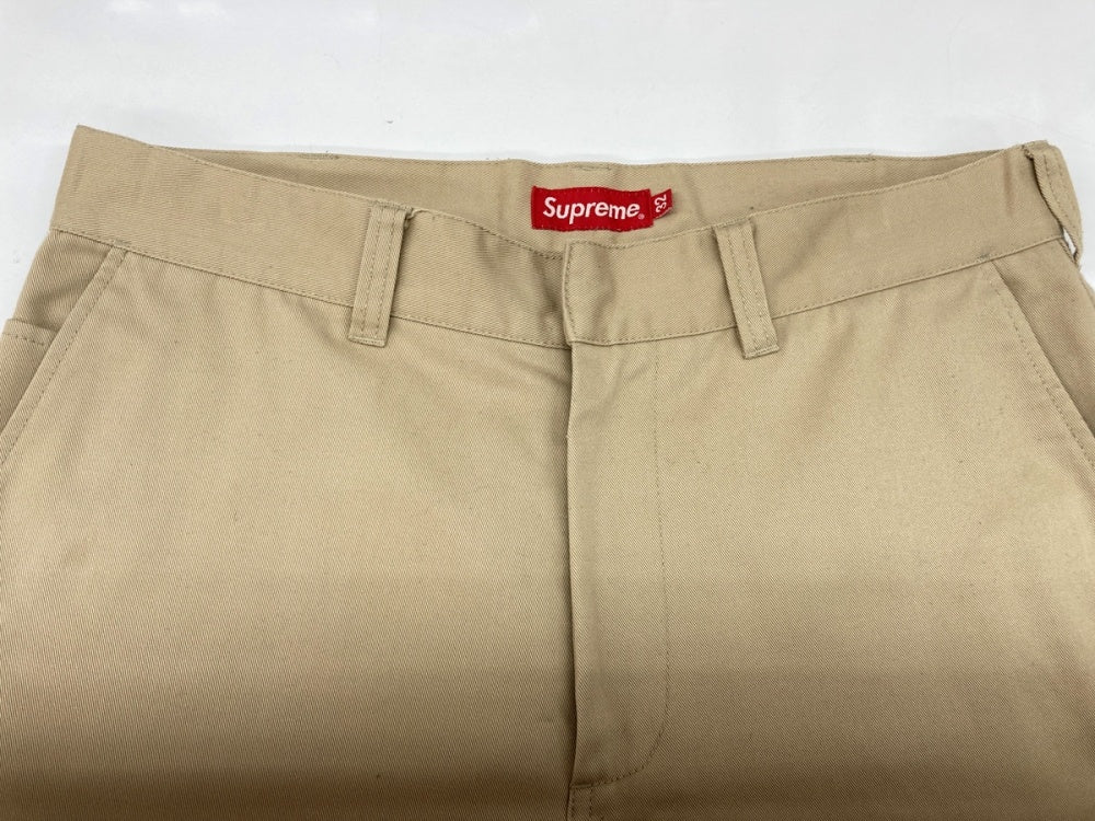 シュプリーム SUPREME WORK PANTS ワーク パンツ ジップアップ ズボン