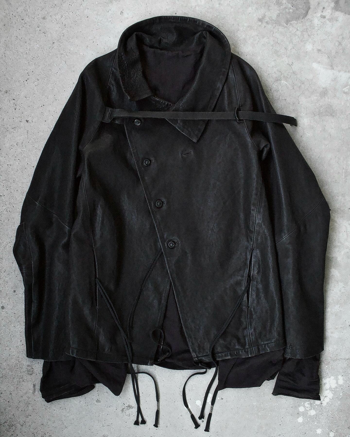 Boris Bidjan Saberi AW09-10 'JP2' Waxed Perforated Lamb Leather